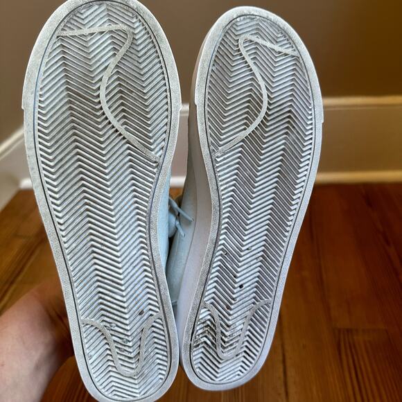 Nike Blazer low top suede ghost aqua sneakers SIZE 8.5 - Picture 5 of 10